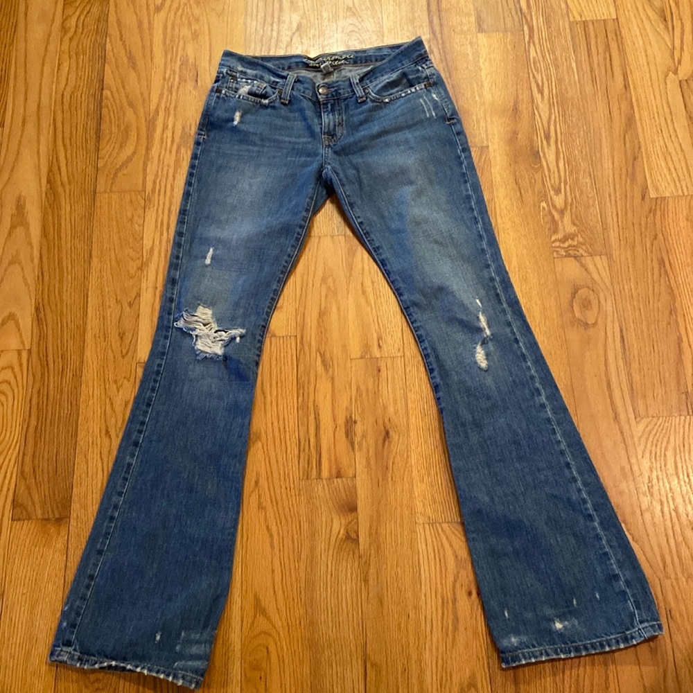 A&F flare leg Distressed Jeans 2L - Picture 2 of 9